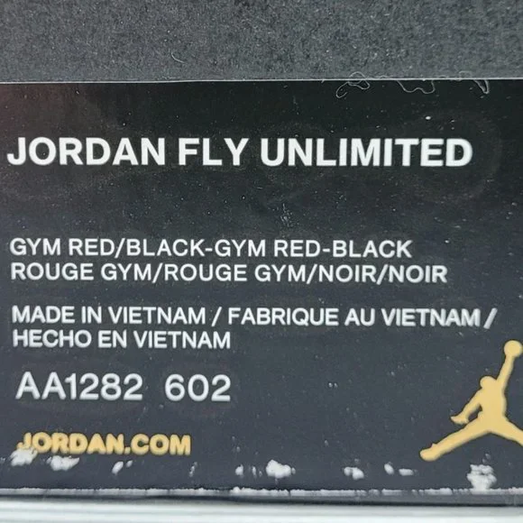 ๐ Jordan Fly Unlimited PFX - Size 9 - Basketball Shoes - Gym Red-Gym Black Nike - Picture 14 of 16